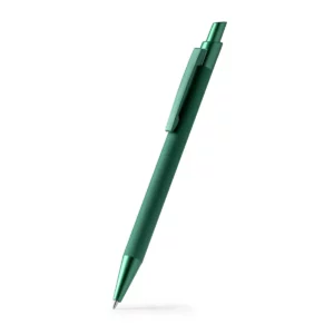 Bolígrafo de aluminio reciclado Stamina Reclus 1769, verde oscuro, vista del bolígrafo en perspectiva