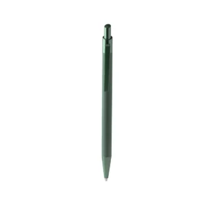 Bolígrafo de aluminio reciclado Stamina Reclus 1769, verde oscuro, vista frontal de la galería de detalles