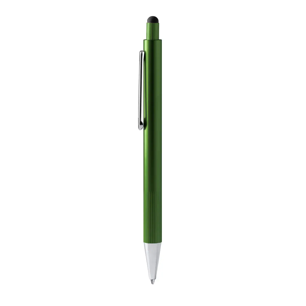 Bolígrafo con puntero Stamina Garet 1770 9 Bolígrafo con puntero Stamina Garet 1770, verde helecho, vista frontal del bolígrafo