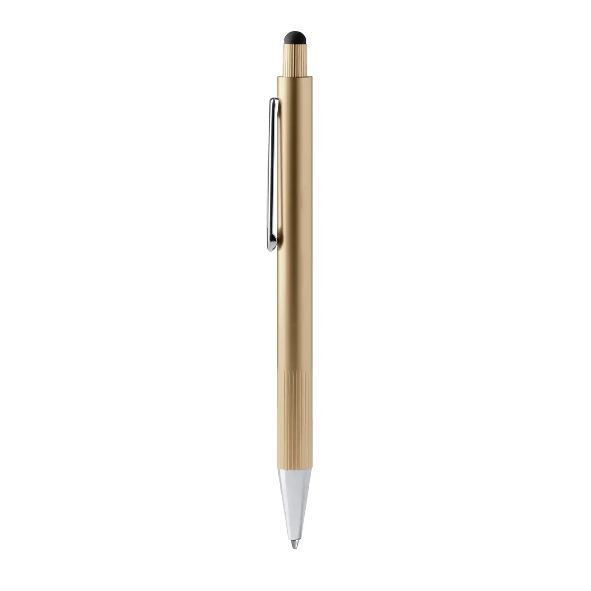 Bolígrafo con puntero Stamina Garet 1770 6 Bolígrafo con puntero Stamina Garet 1770, oro, vista frontal del bolígrafo