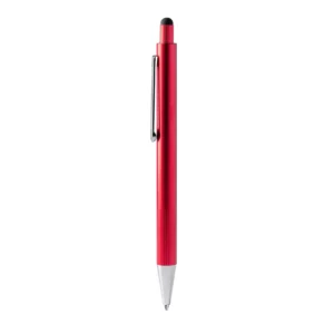 Bolígrafo con puntero Stamina Garet 1770, rojo, vista frontal del bolígrafo