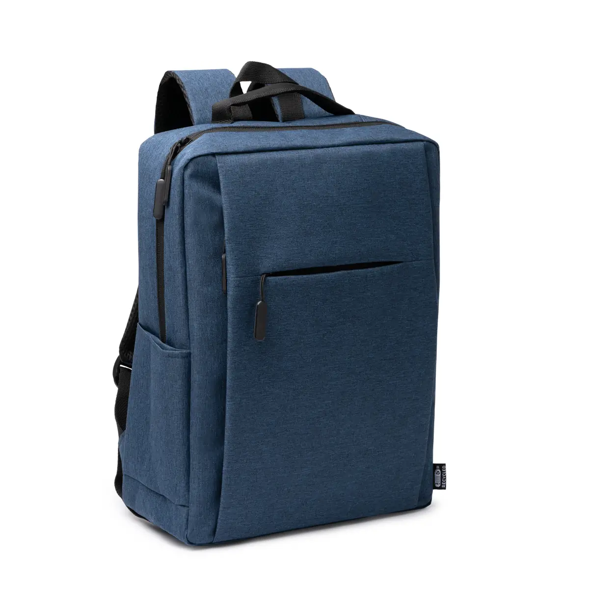 Mochila para portátil Stamina Bruson 1776 4 Mochila para portátil Stamina Bruson 1776, dénim vigoré, vista de la mochila en perspectiva