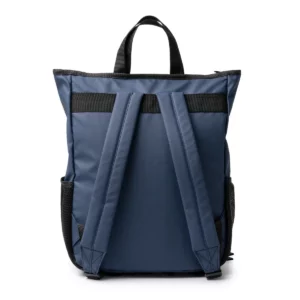 Mochila con doble bolsillo Stamina Seidel 1777, marino, vista posterior de la mochila