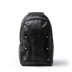Mochila con cuerdas Stamina Kansas 1780, negro, vista frontal de la mochila