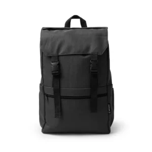 Mochila con solapa Stamina Solap 1784, negro, vista frontal de la mochila