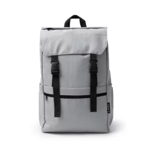 Mochila con solapa Stamina Solap 1784, gris, vista frontal de la mochila