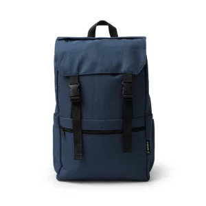 Mochila con solapa Stamina Solap 1784, marino, vista frontal de la mochila