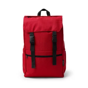 Mochila con solapa Stamina Solap 1784, rojo, vista frontal de la mochila