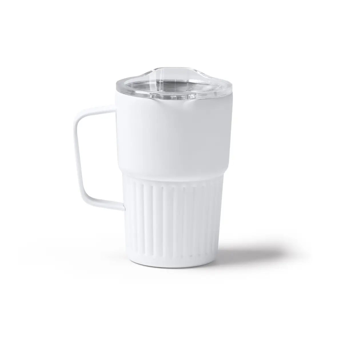 Taza térmica Stamina Nubex 1794 1 Taza térmica Stamina Nubex 1794, blanco, vista frontal del producto