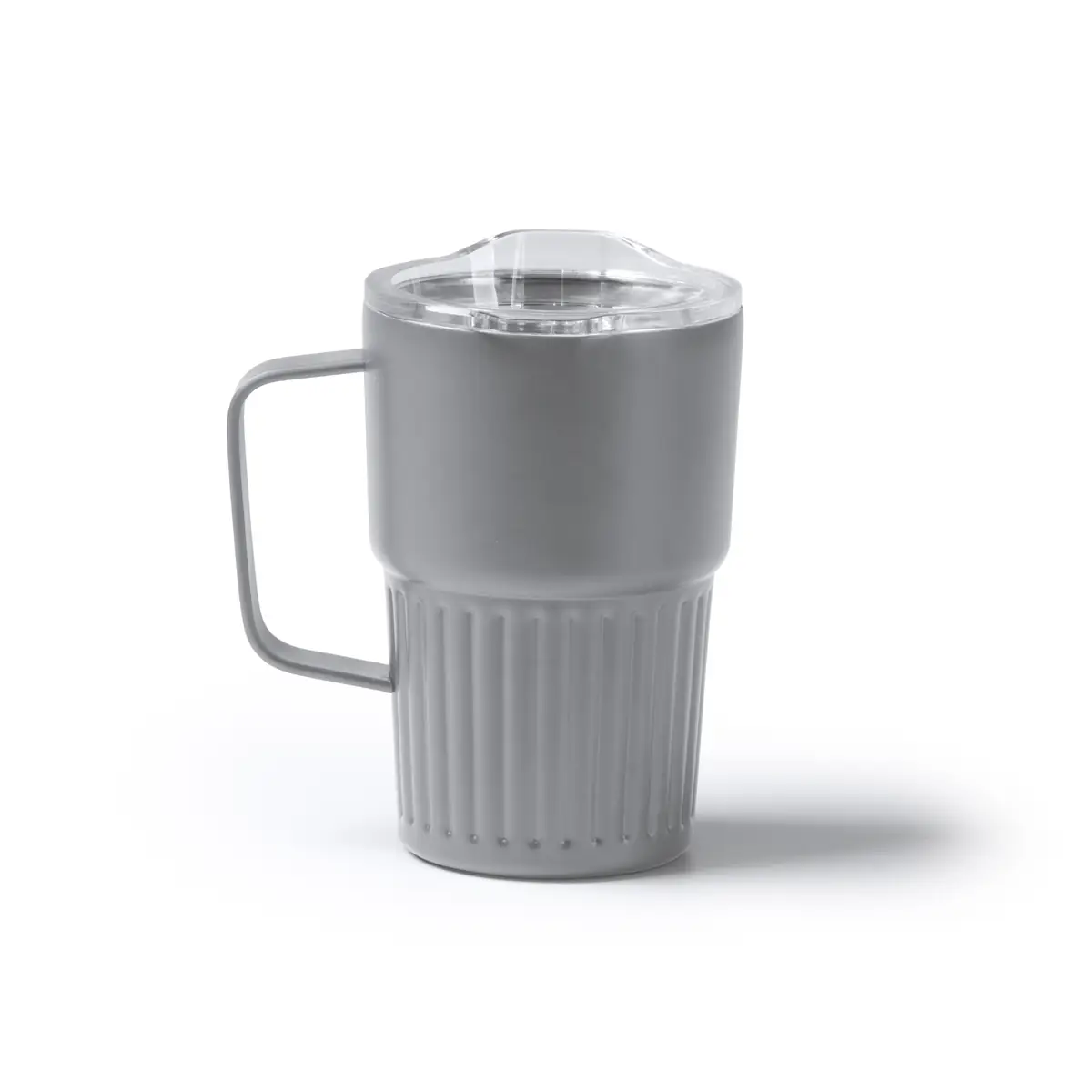 Taza térmica Stamina Nubex 1794 4 Taza térmica Stamina Nubex 1794, gris, vista frontal del producto