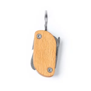 Multiherramienta de madera Stamina Caravel 1795, crudo, vista frontal del modelo cerrado
