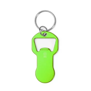 Llavero abridor moneda Stamina Tagan 1799, verde helecho, vista frontal del llavero
