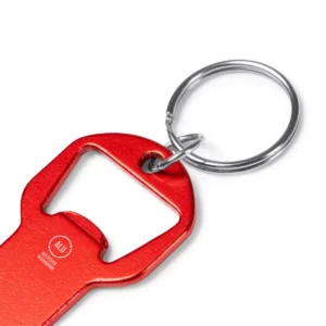 Llavero abridor moneda Stamina Tagan 1799, rojo, detalle del llavero