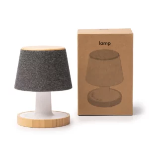 Lámpara altavoz Stamina Tremens 1801, gris vigoré, presentación con caja