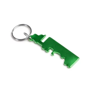 Llavero abridor camión Stamina Brebel 1802, verde helecho, vista del modelo en perspectiva