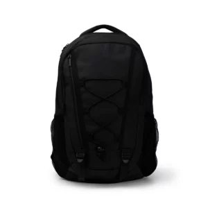 Mochila de doble compartimento Stamina Donker 1838, negro, vista frontal de la mochila