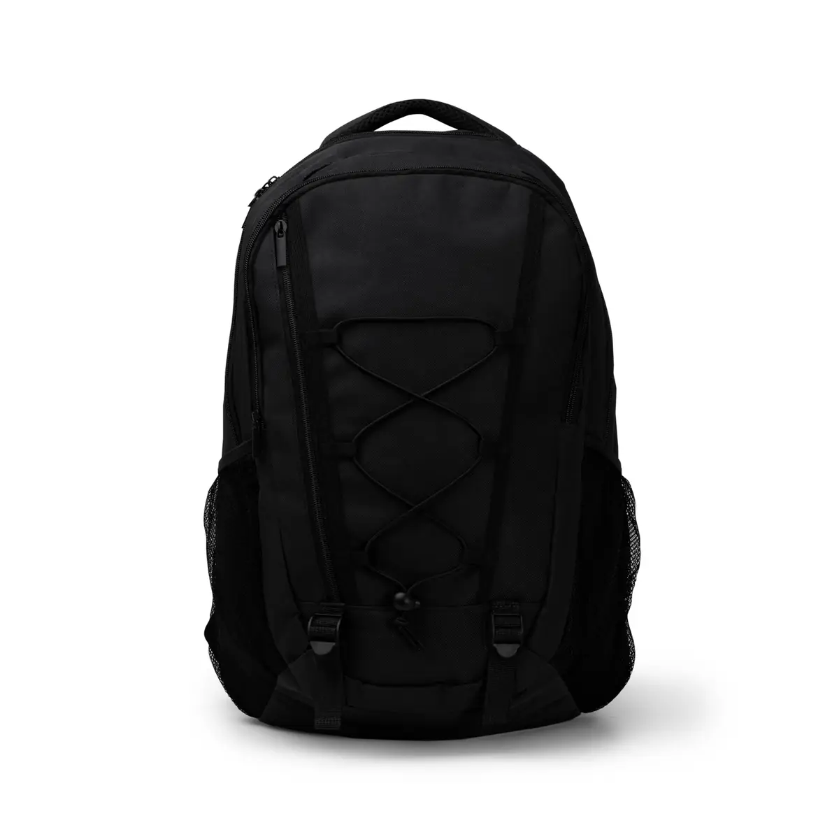 Mochila de doble compartimento Stamina Donker 1838 3 Mochila de doble compartimento Stamina Donker 1838, negro, vista frontal de la mochila
