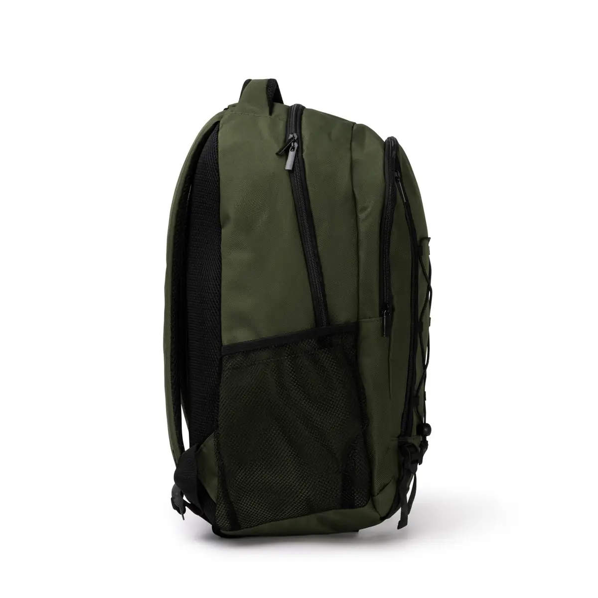 Mochila de doble compartimento Stamina Donker 1838 6 Mochila de doble compartimento Stamina Donker 1838, verde oscuro, vista lateral de la mochila