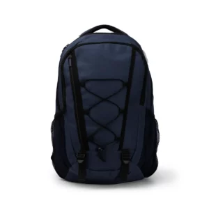 Mochila de doble compartimento Stamina Donker 1838, marino, vista frontal de la mochila