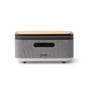 Altavoz despertador Stamina Mornix 1845, gris vigoré, vista posterior