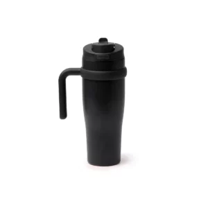 Taza térmica Stamina Kalam 1846, negro, vista frontal del producto