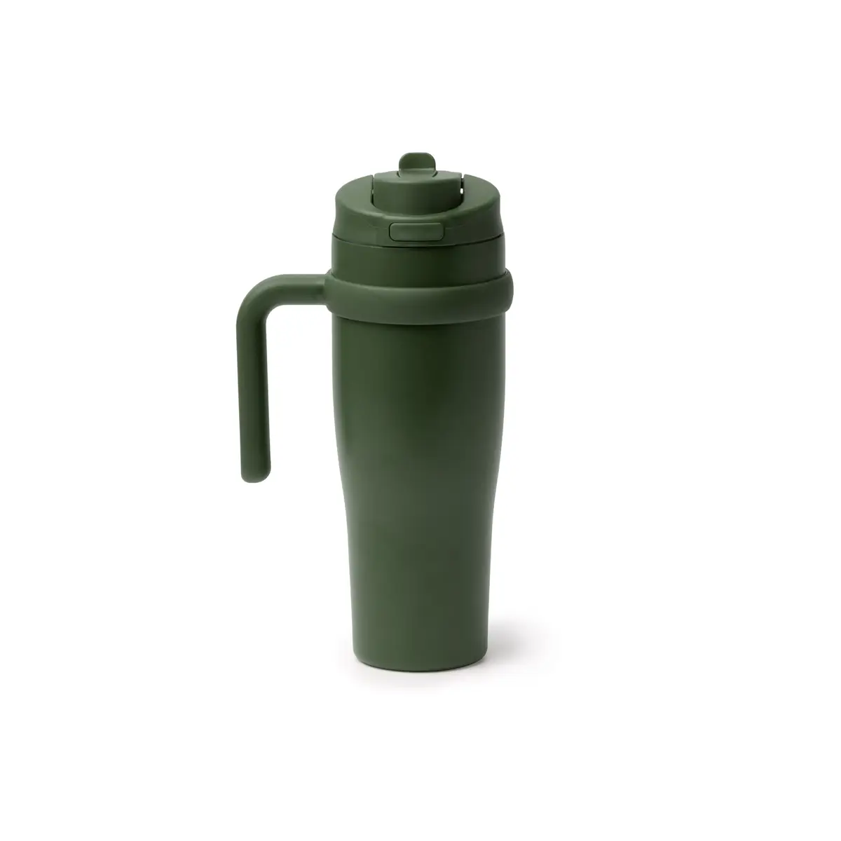 Taza térmica Stamina Kalam 1846 6 Taza térmica Stamina Kalam 1846, verde oscuro, vista frontal del producto