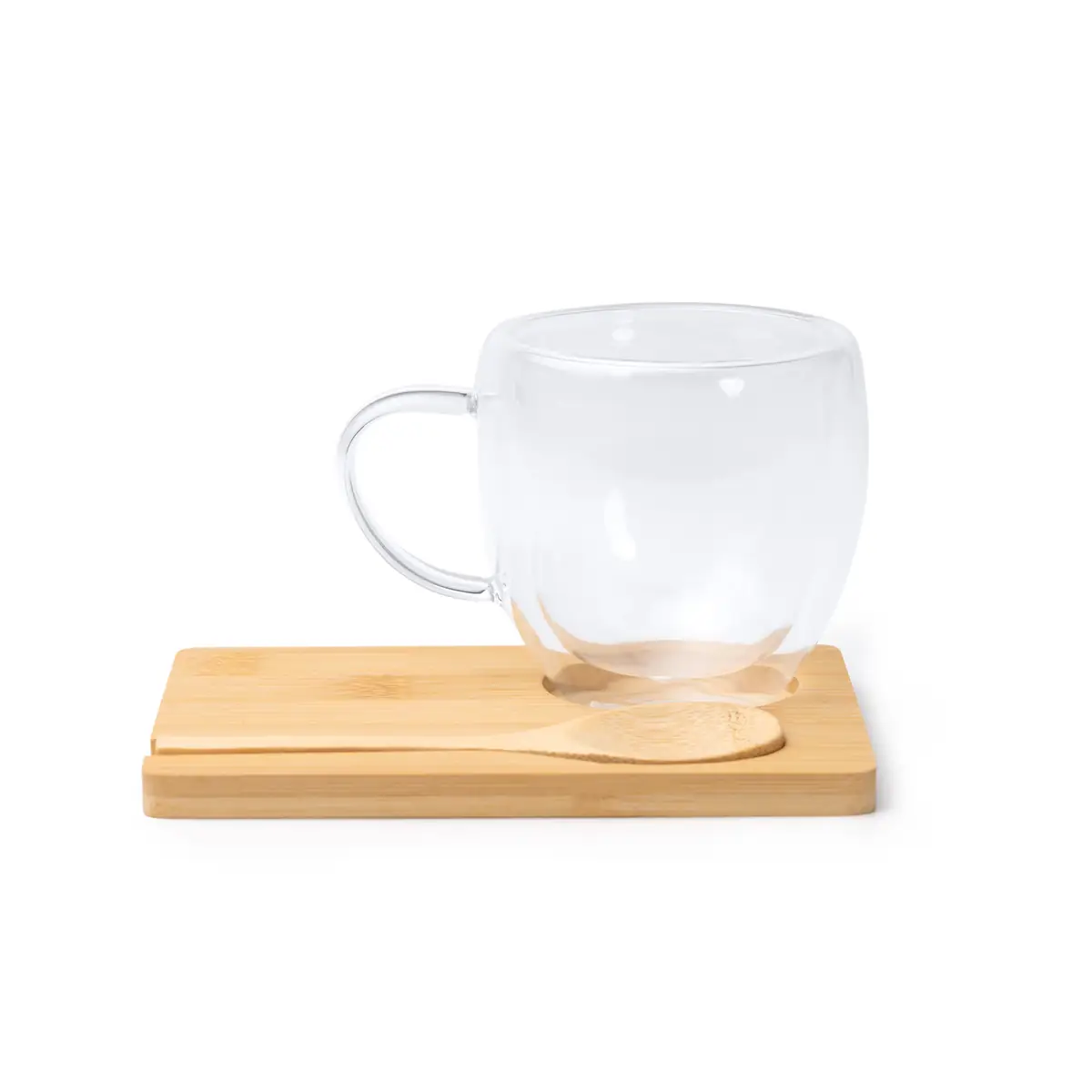 Set de taza y posavasos Stamina Blumon 1848 1 Set de taza y posavasos Stamina Blumon 1848, transparente, vista frontal del producto
