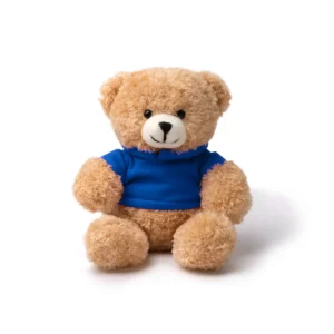 Pack de 10 peluches Stamina Jazz 1853, sudadera en royal, vista frontal del peluche