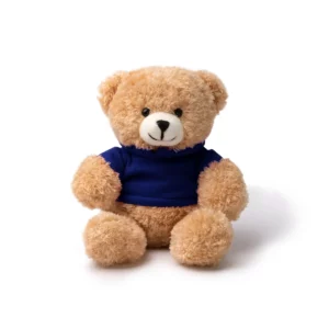 Pack de 10 peluches Stamina Jazz 1853, sudadera en marino, vista frontal del peluche