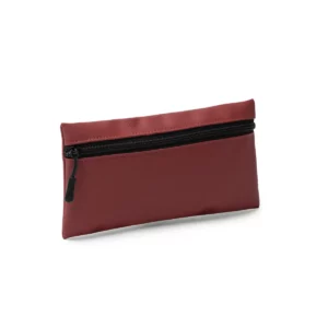 Estuche de PU Stamina Selvax 1854, rojo oscuro, vista en perspectiva del estuche