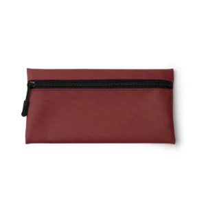 Estuche de PU Stamina Selvax 1854, rojo oscuro, vista frontal del estuche