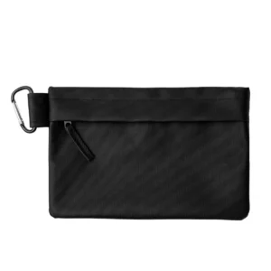 Neceser de PU Stamina Madison 1857, negro, vista frontal del neceser