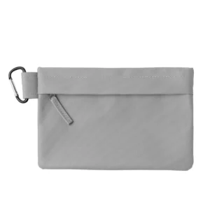 Neceser de PU Stamina Madison 1857, gris, vista frontal del neceser