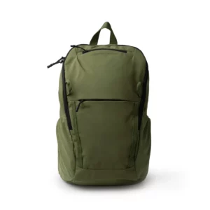 Mochila de nylon Stamina Vermont 1865, verde oscuro, vista frontal de la mochila