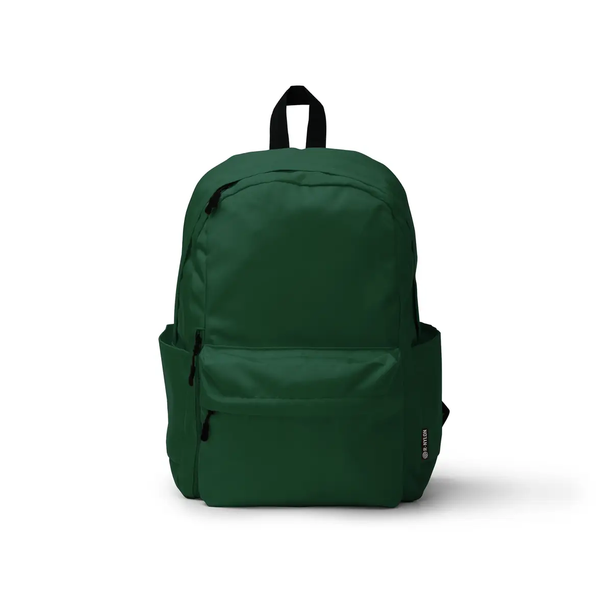 Mochila de nylon reciclado Stamina Tomin 1868 6 Mochila de nylon reciclado Stamina Tomin 1868, verde oscuro, vista frontal de la mochila