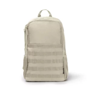 Mochila de RPET Stamina Bufalo 1870, beige, vista frontal de la mochila