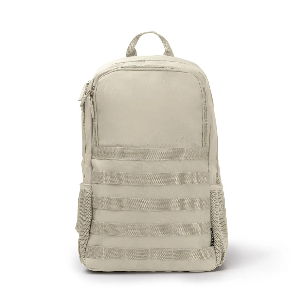 Mochila de RPET Stamina Bufalo 1870 3 Mochila de RPET Stamina Bufalo 1870, beige, vista frontal de la mochila