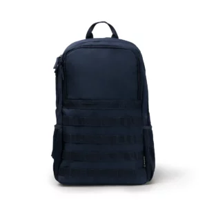Mochila de RPET Stamina Bufalo 1870, marino, vista frontal de la mochila