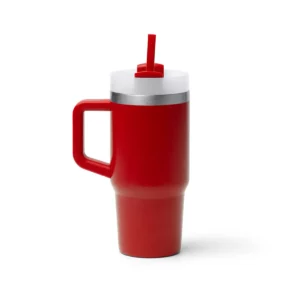 Taza térmica Stamina Gotex 1881, rojo, vista frontal del producto