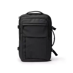Mochila extensible Stamina Oregon 1883, negro, vista frontal de la mochila