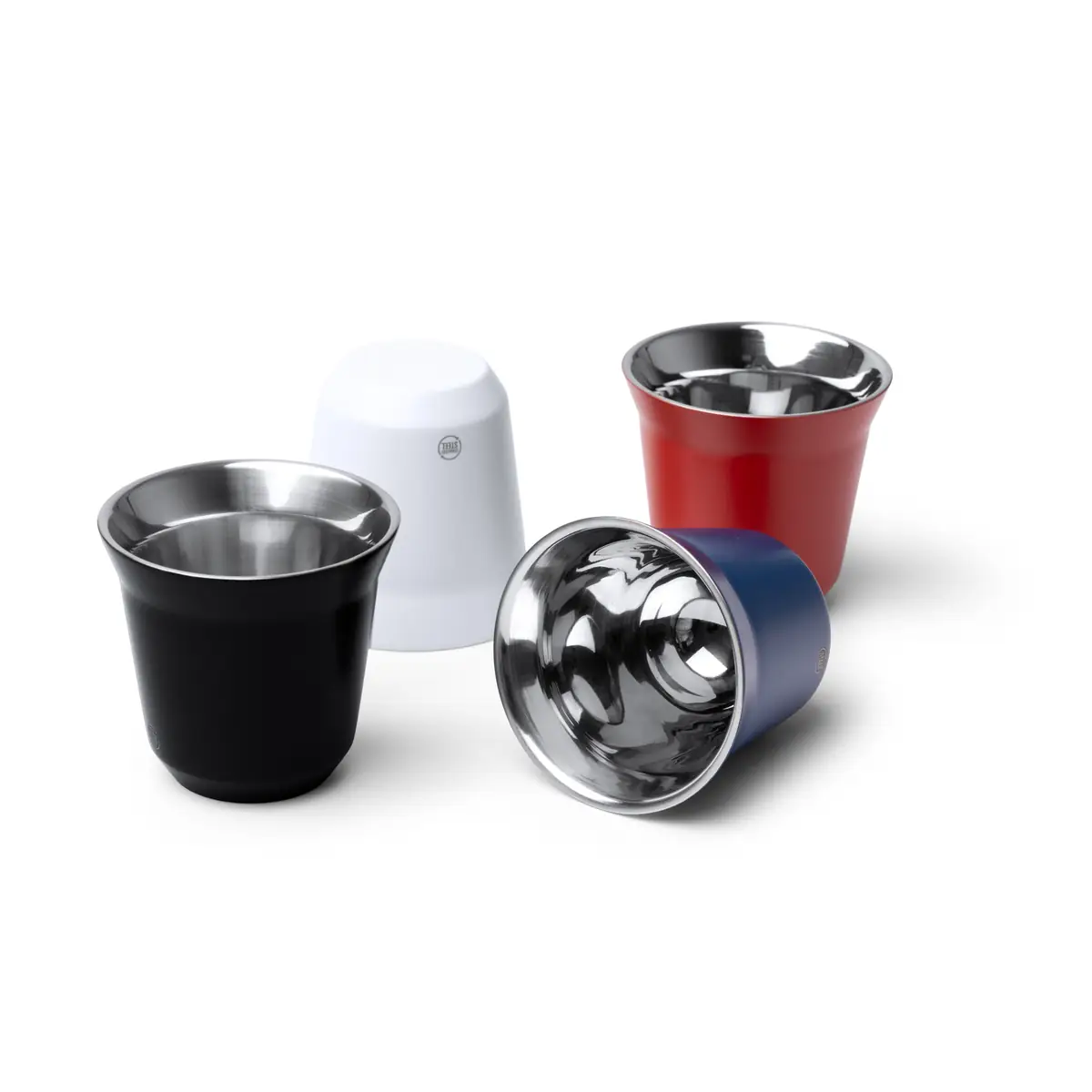 Set 2 vasos de café Stamina Boluto 1886 9 Set 2 vasos de café Stamina Boluto 1886, vista de los cuatro colores disponibles
