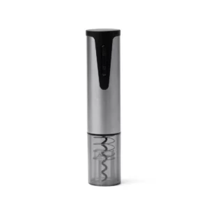 Sacacorchos eléctrico Stamina Pingux 1891, negro, vista frontal del sacacorchos