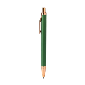 Bolígrafo de aluminio reciclado Stamina Waler 1894, verde helecho, vista frontal del bolígrafo