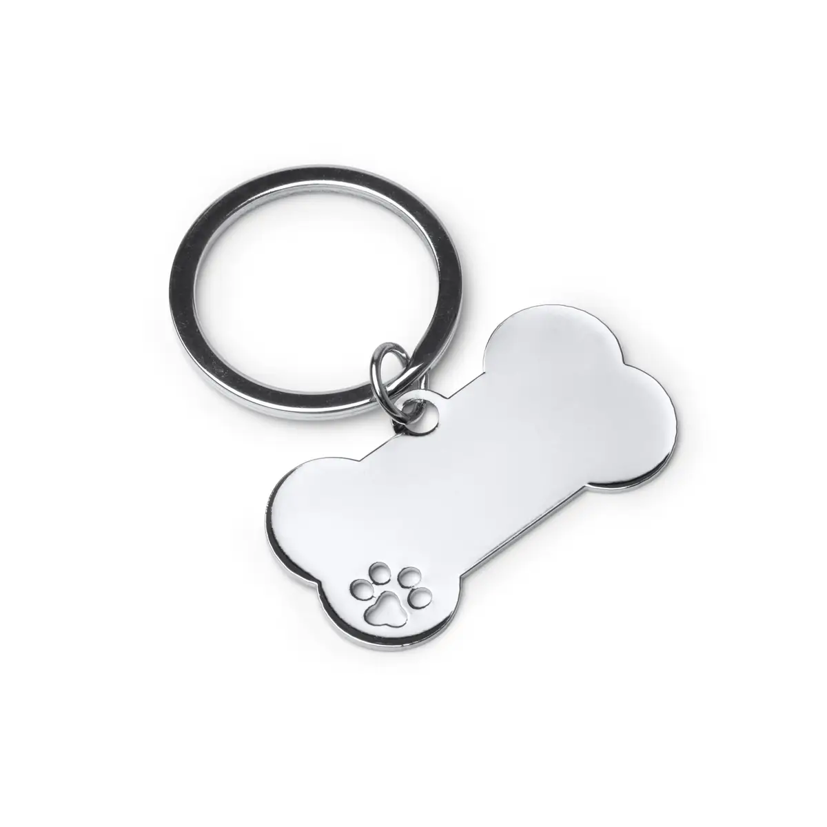 Llavero hueso Stamina Chop 1902 2 Llavero hueso Stamina Chop 1902, plata, vista del modelo en perspectiva