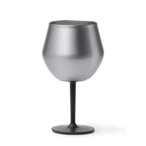 Vaso convertible en copa Stamina Frades 1908, plata, vista frontal del producto