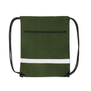 Mochila de cuerdas Stamina Lucio 1990, verde oscuro, vista frontal del producto