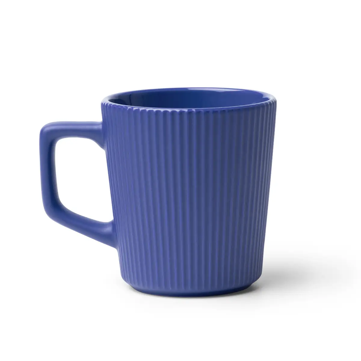 Taza de cerámica mate Stamina Buks 2000 3 Taza de cerámica mate Stamina Buks 2000, marino, vista frontal del producto