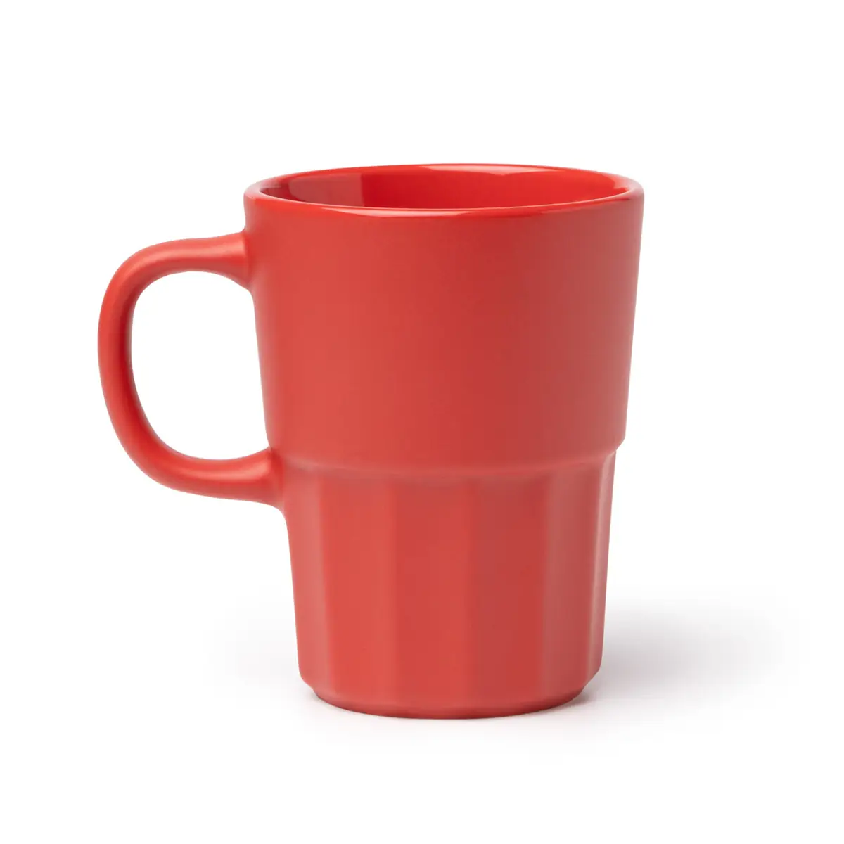Taza de cerámica mate Stamina Lunger 2012 2 Taza de cerámica mate Stamina Lunger 2012, rojo, vista frontal del producto