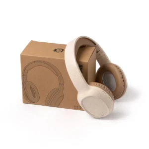 Auriculares de diadema Stamina Norby 3035, crudo, presentación con caja