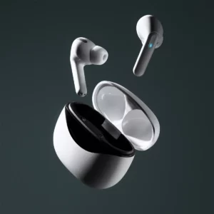 Auriculares con estuche Stamina Tacet 3040, blanco, vista ambiental del conjunto